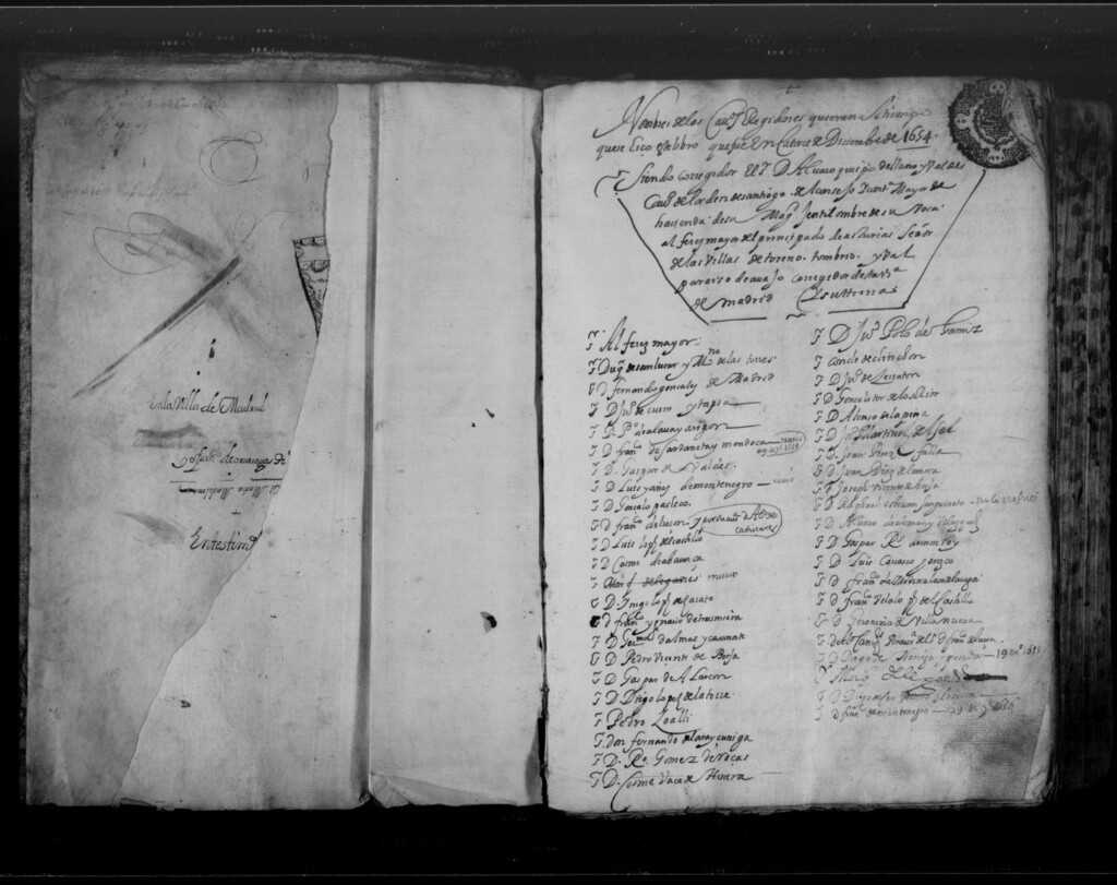 Miniatura de Actas de acuerdos del Ayuntamiento. Tomo 69 de los años 1654 a 1656
