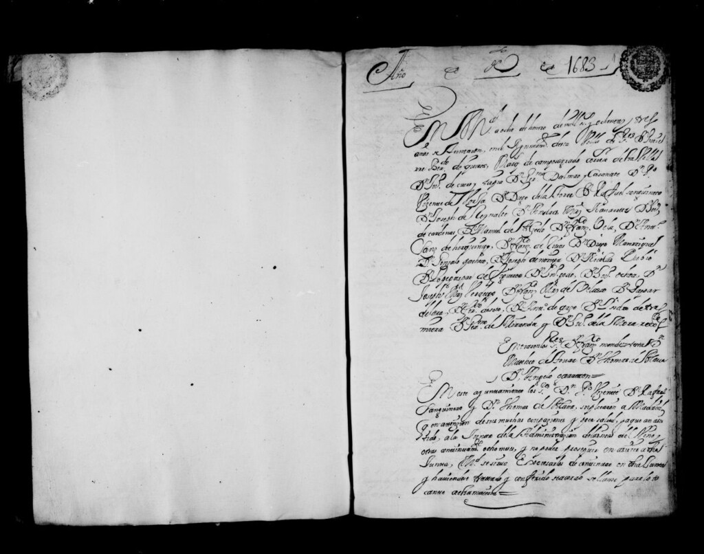 Miniatura de Actas de acuerdos del Ayuntamiento. Tomo 96 del año 1683