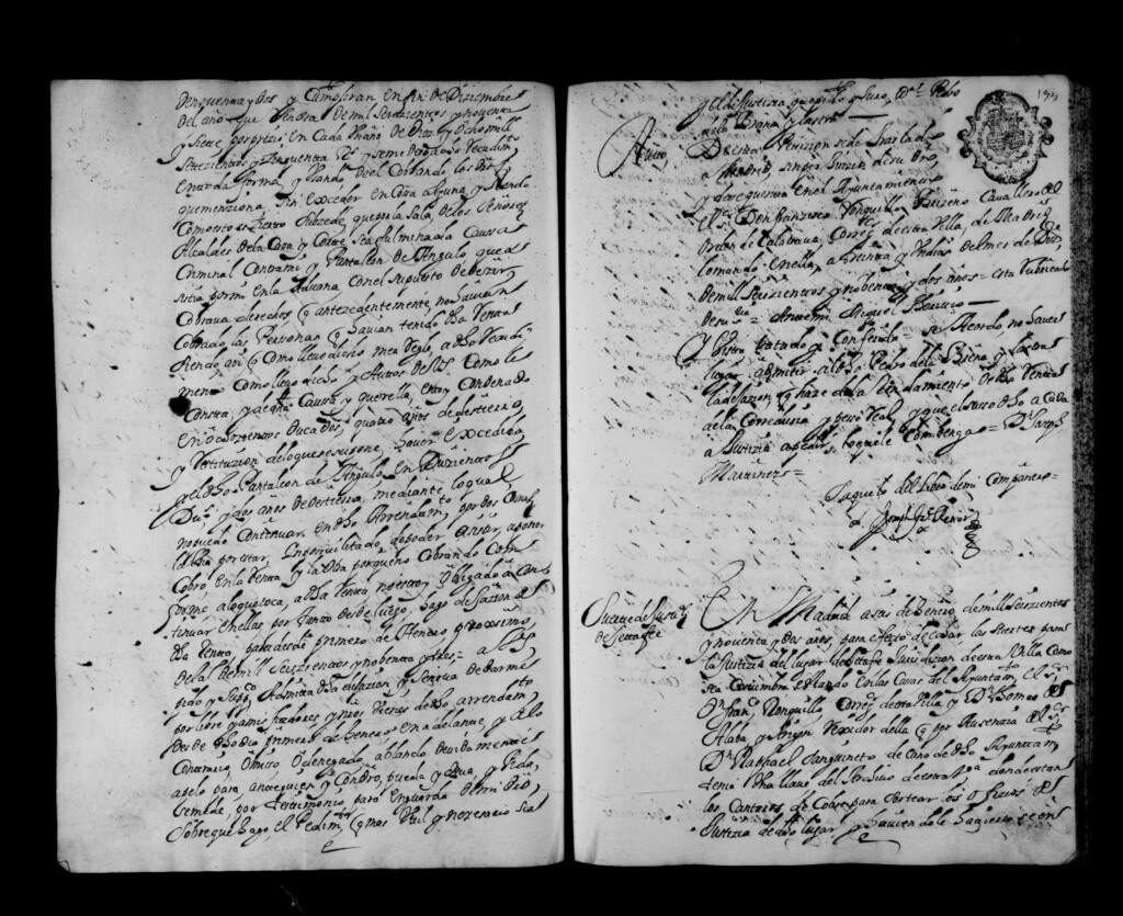 Miniatura de Actas de acuerdos del Ayuntamiento. Tomo 107 del año 1693