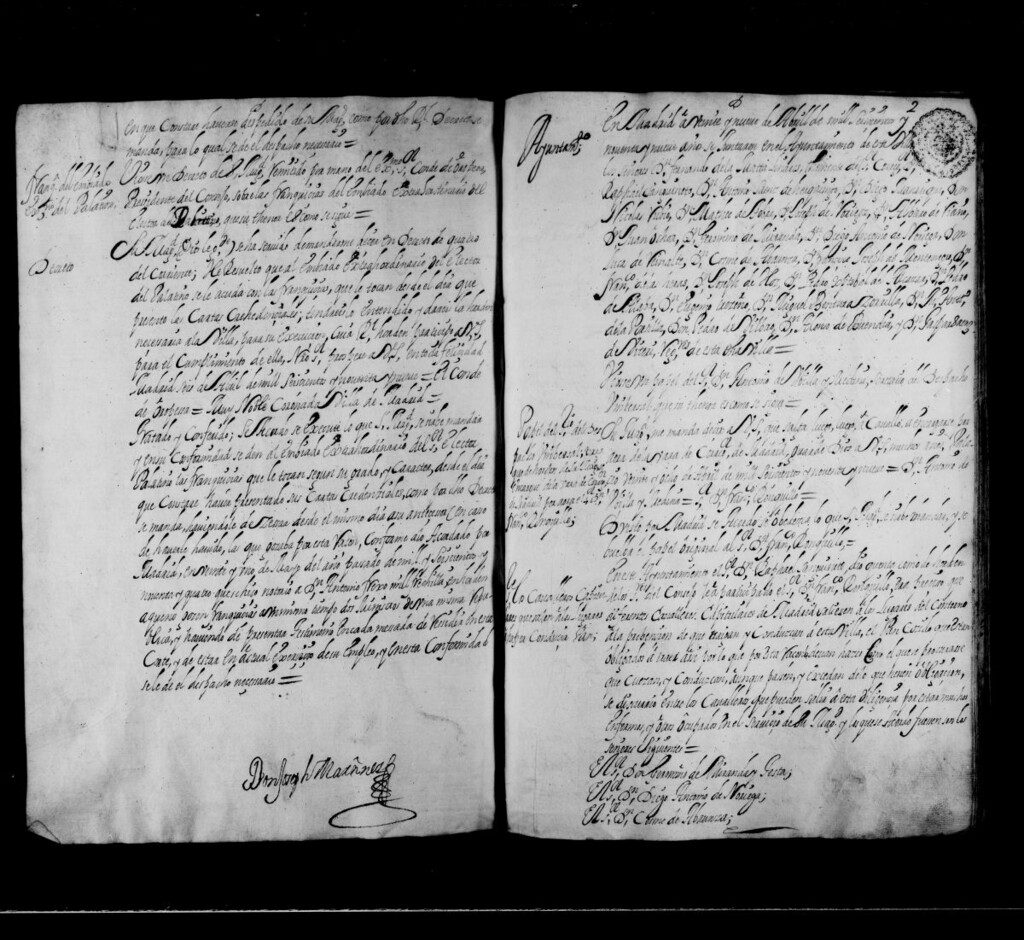 Miniatura de Actas de acuerdos del Ayuntamiento. Tomo 117 del año 1699