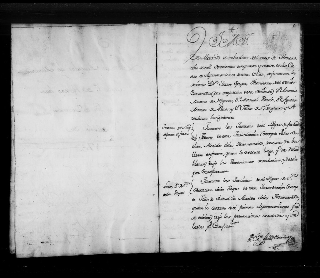 Miniatura de Actas de acuerdos del Ayuntamiento. Tomo 185 del año 1759