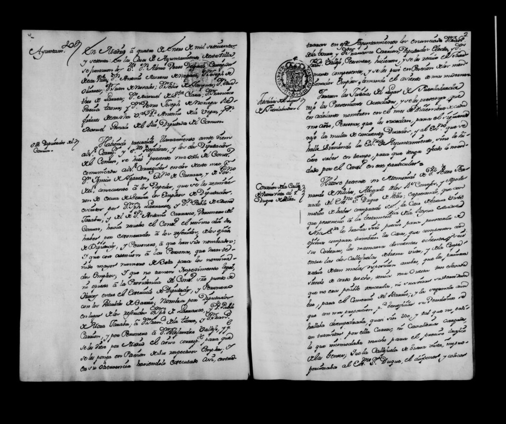 Miniatura de Actas de acuerdos del Ayuntamiento. Tomo 198 del año 1770
