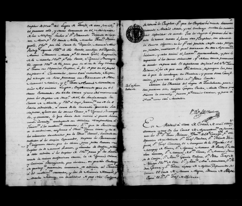 Miniatura de Actas de acuerdos del Ayuntamiento. Tomo 201 del año 1773