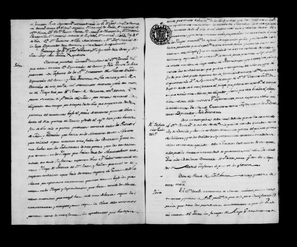 Miniatura de Actas de acuerdos del Ayuntamiento. Tomo 207 del año 1779