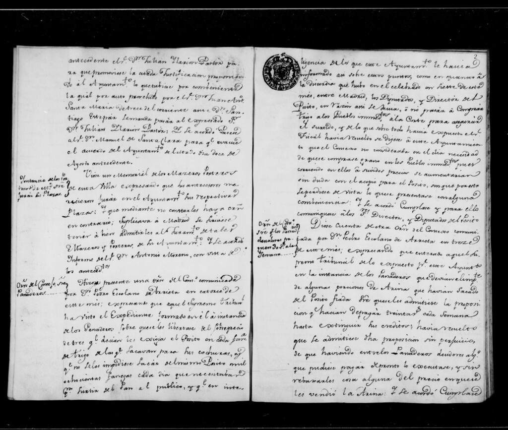 Miniatura de Actas de acuerdos del Ayuntamiento. Tomo 214 del año 1784