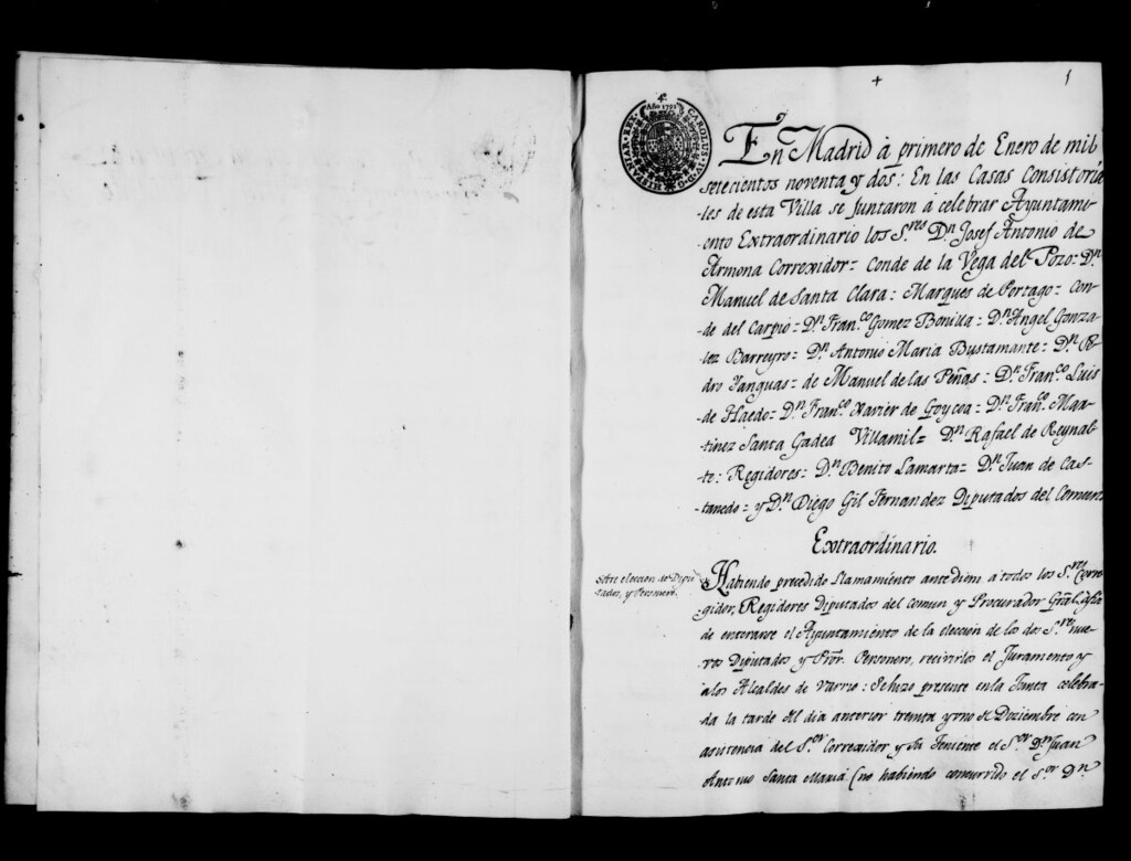 Miniatura de Actas de acuerdos del Ayuntamiento. Tomo 222 del año 1792