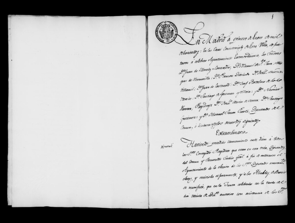 Miniatura de Actas de acuerdos del Ayuntamiento. Tomo 230 del año 1800