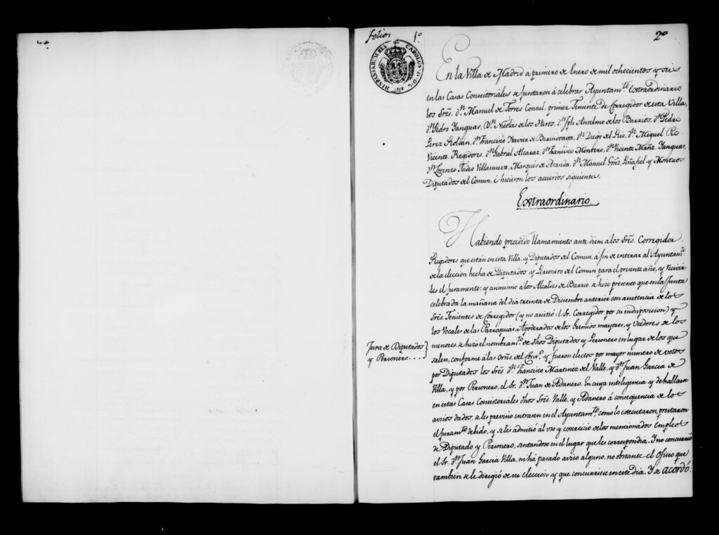 Miniatura de Actas de acuerdos del Ayuntamiento. Tomo 236 del año 1806