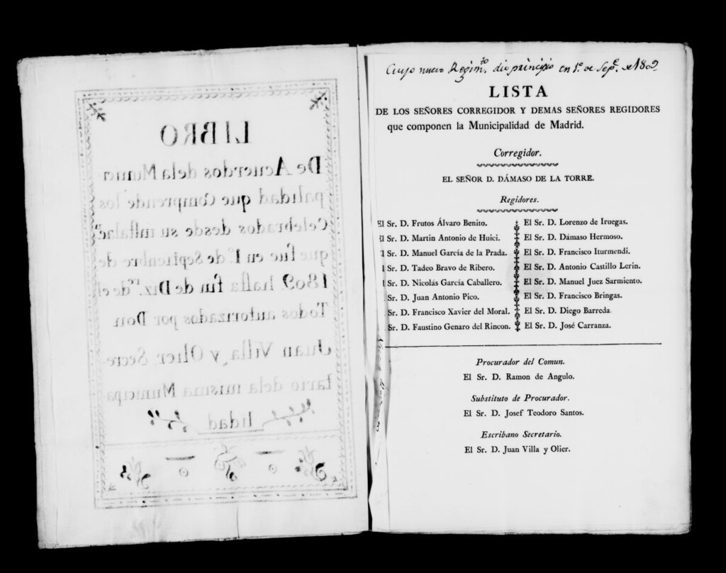 Miniatura de Actas de acuerdos del Ayuntamiento. Tomo 239 del año 1809