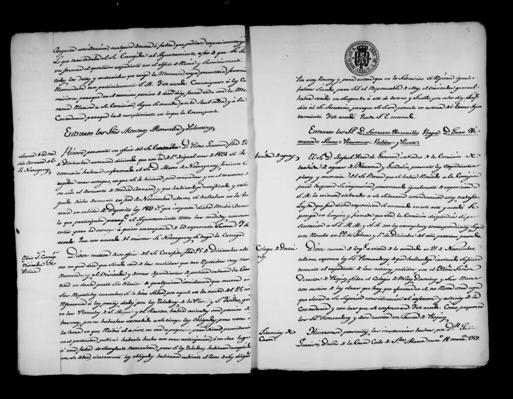 Miniatura de Actas de acuerdos del Ayuntamiento. Tomo 266 del año 1833
