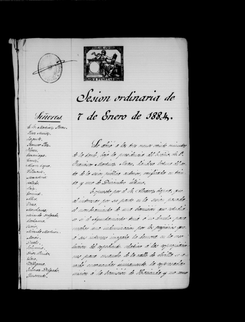 Miniatura de Actas de acuerdos del Ayuntamiento. Tomo 362 del año 1884