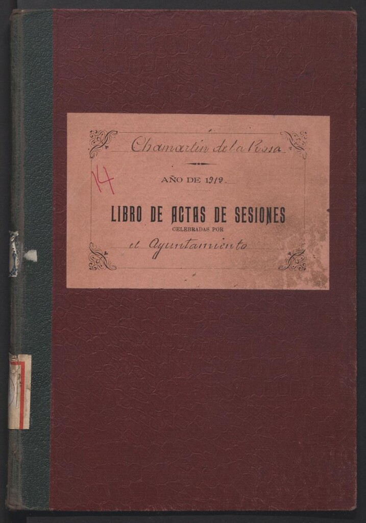Miniatura de Actas y acuerdos del ayuntamiento de Chamartín de la Rosa de 1919-1920. Libro 297.