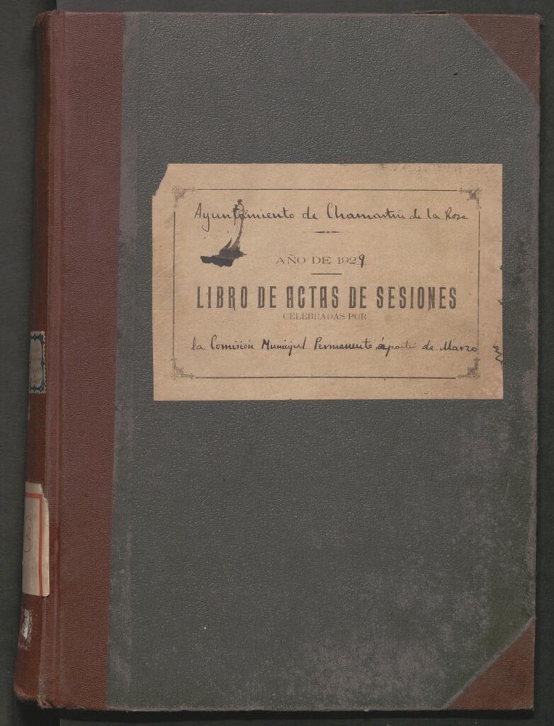 Miniatura de Actas y acuerdos del ayuntamiento de Chamartín de la Rosa de 1929. Libro 342.