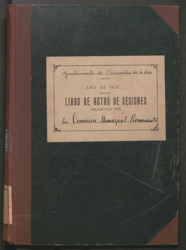 Miniatura de Actas y acuerdos del ayuntamiento de Chamartín de la Rosa de 1931. Libro 344.