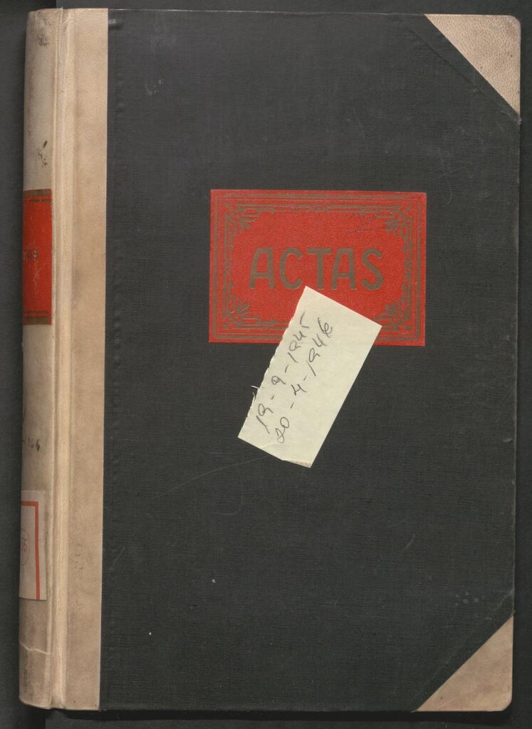 Miniatura de Actas y acuerdos del ayuntamiento de Chamartín de la Rosa de 1945-1946. Libro 355.