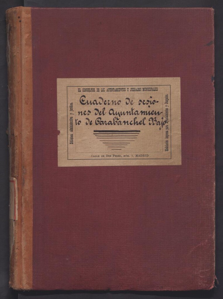 Miniatura de Actas y acuerdos del ayuntamiento de Carabanchel Bajo de 1904-1906. Libro 143.