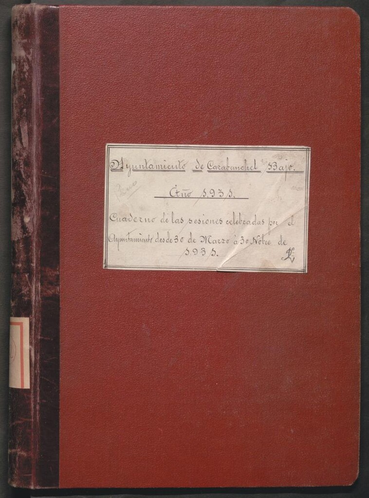 Miniatura de Actas y acuerdos del ayuntamiento de Carabanchel Bajo de 1931. Libro 152.