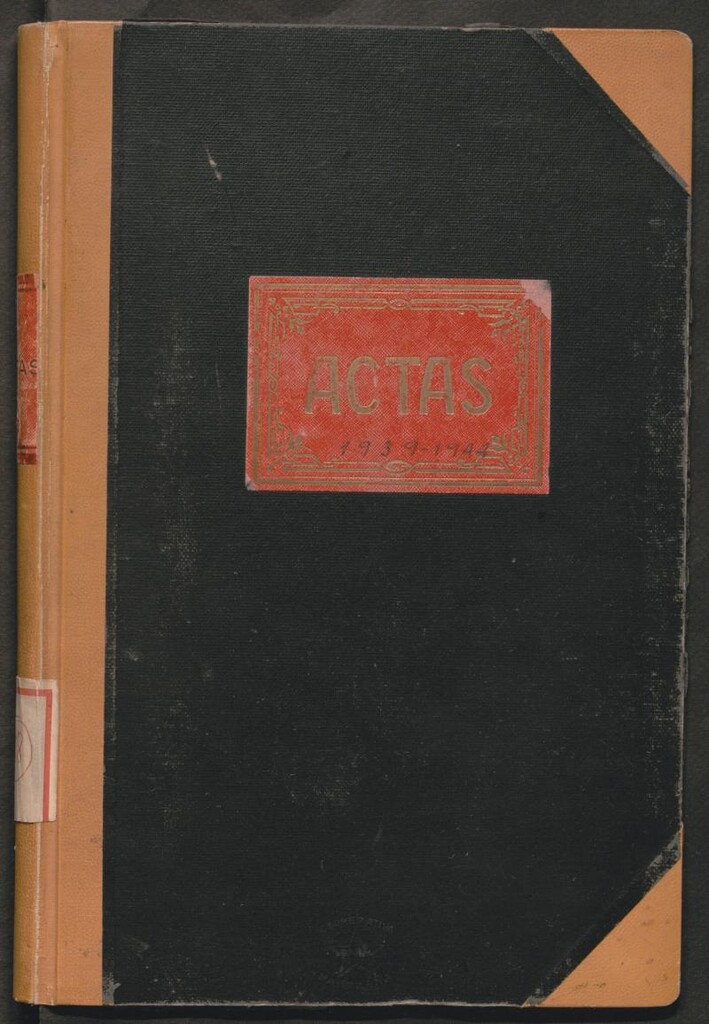 Miniatura de Actas y acuerdos del ayuntamiento de Carabanchel Bajo de 1939-1944. Libro 158.