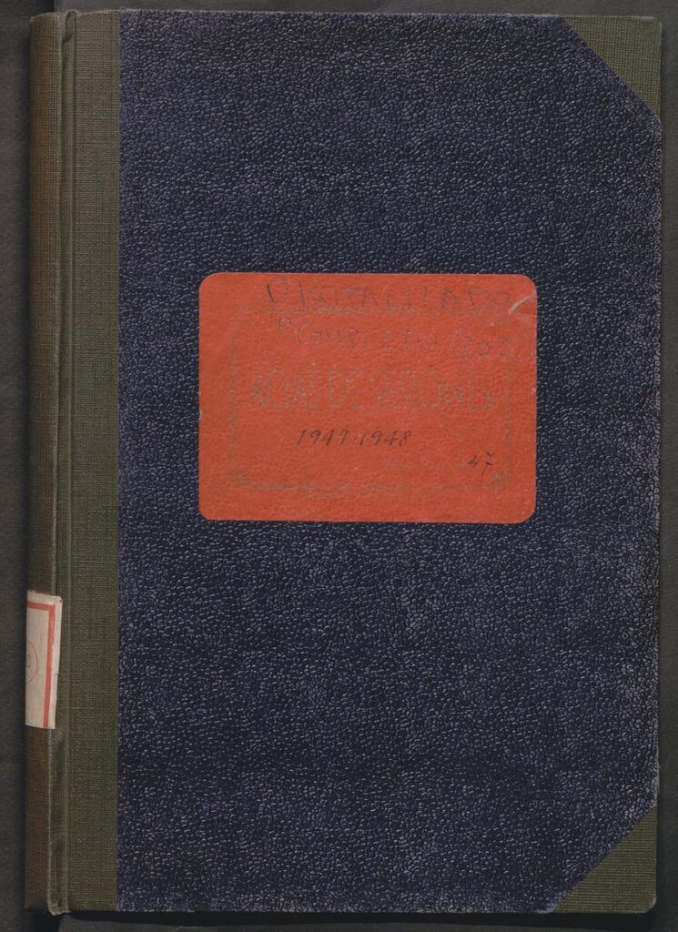 Miniatura de Actas y acuerdos del ayuntamiento de Carabanchel Bajo de 1947-1948. Libro 160.