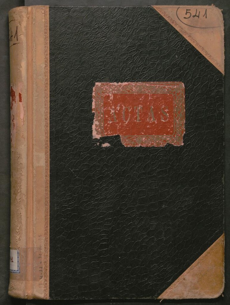 Miniatura de Actas y acuerdos del ayuntamiento de Canillejas de 1932-1935. Libro 541.