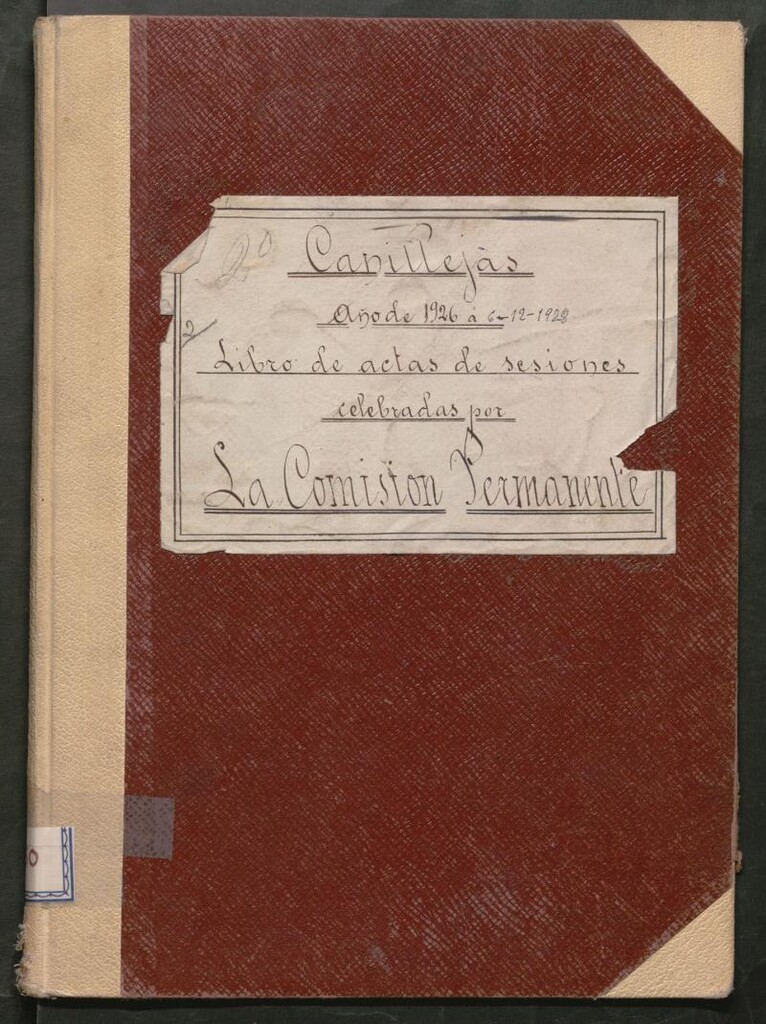 Miniatura de Actas y acuerdos del ayuntamiento de Canillejas de 1926-1928. Libro 550.