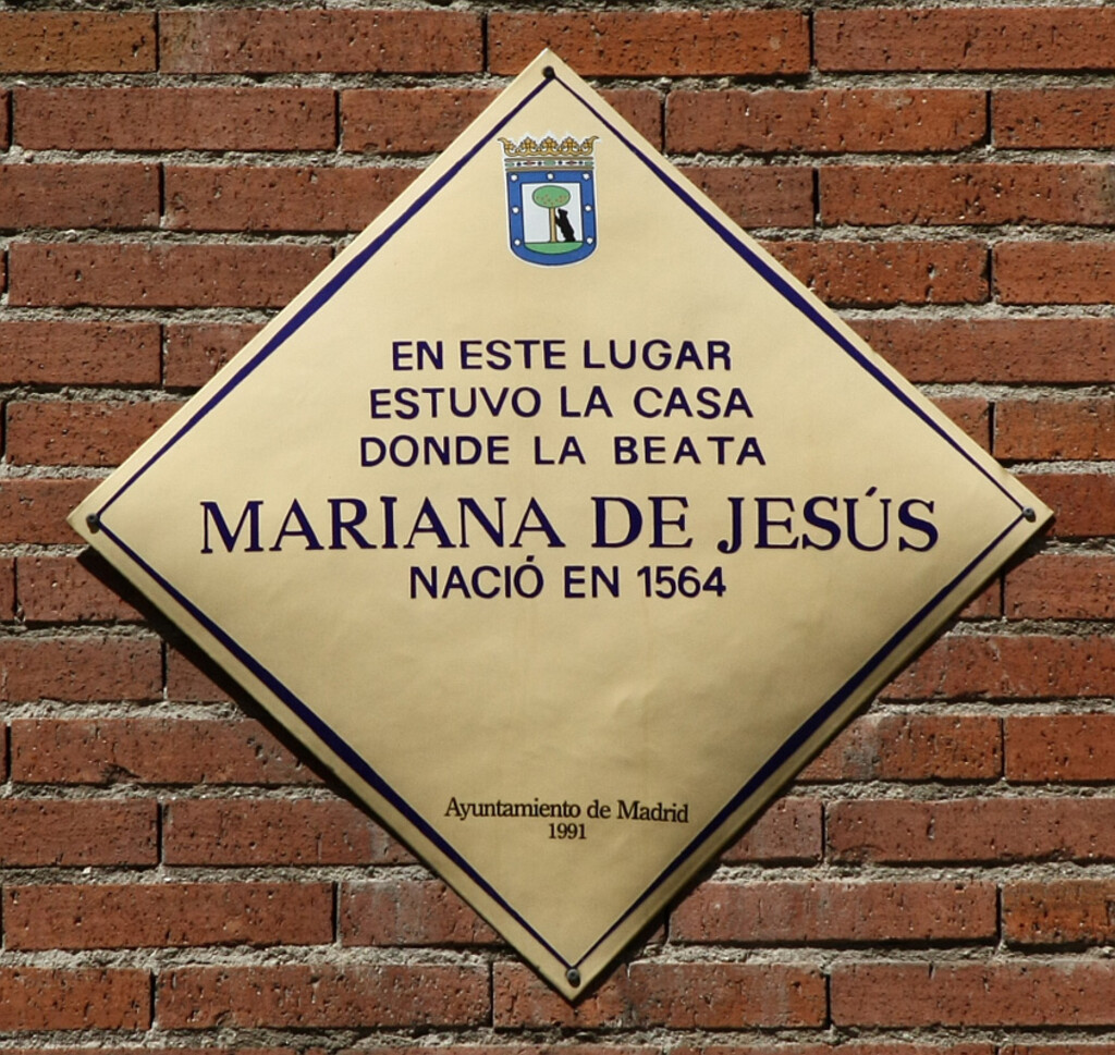 Miniatura de Mariana de Jesús