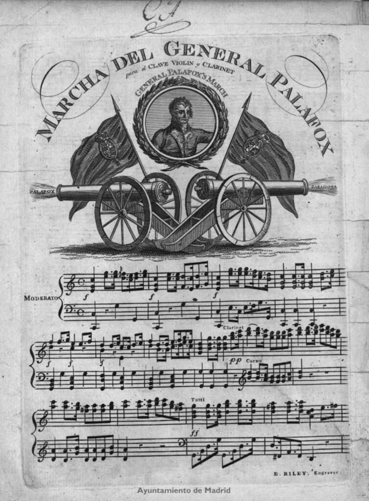 Miniatura de Marcha del General Palafox: Versión para orquesta