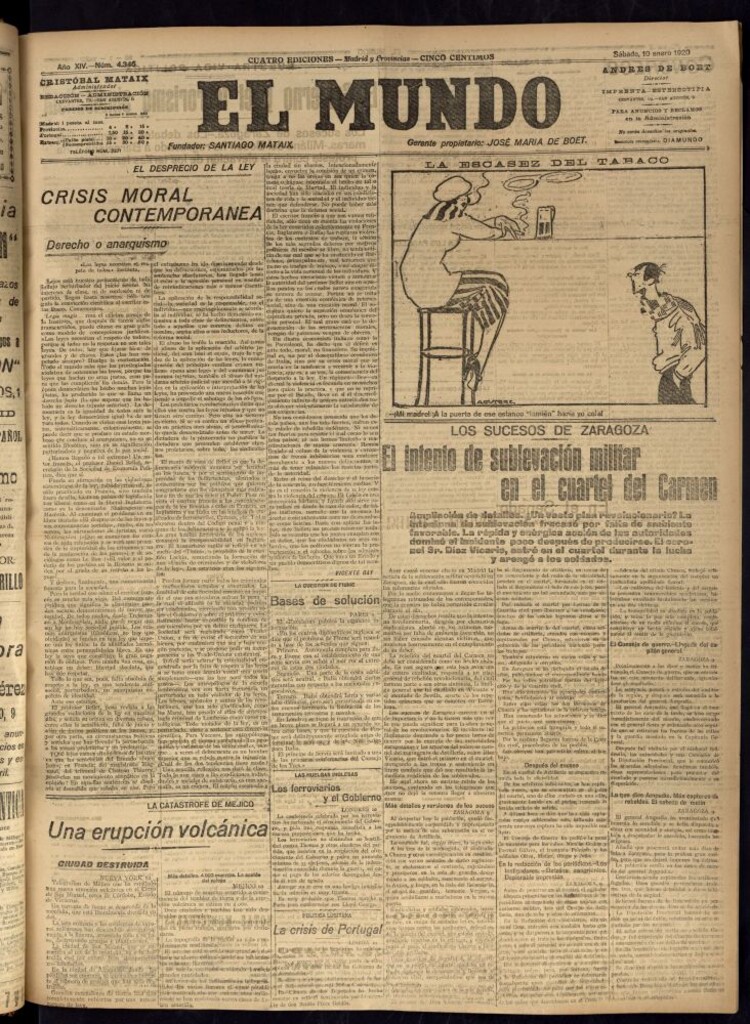 Miniatura de El Mundo del 10 de enero de 1920