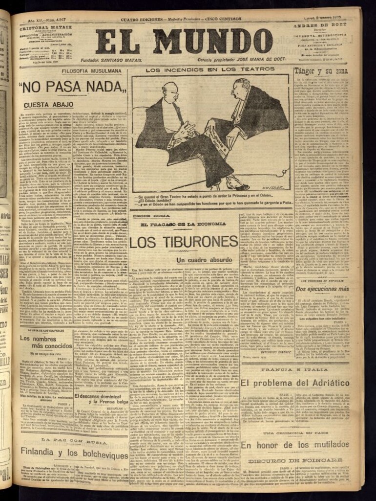 Miniatura de El Mundo del 2 de febrero de 1920