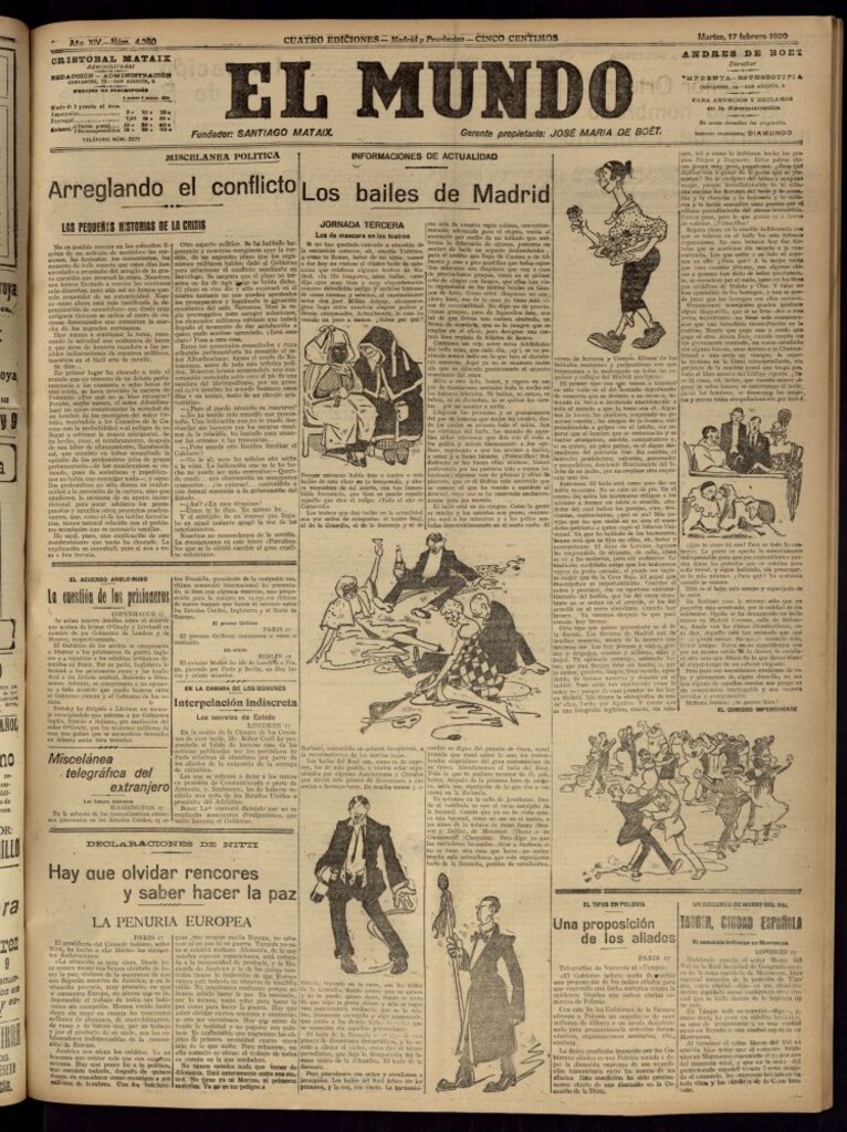 Miniatura de El Mundo del 17 de febrero de 1920
