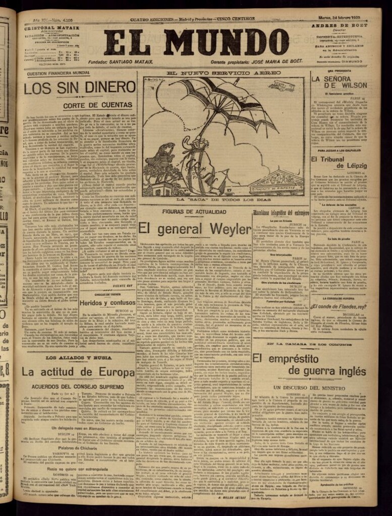 Miniatura de El Mundo del 24 de febrero de 1920