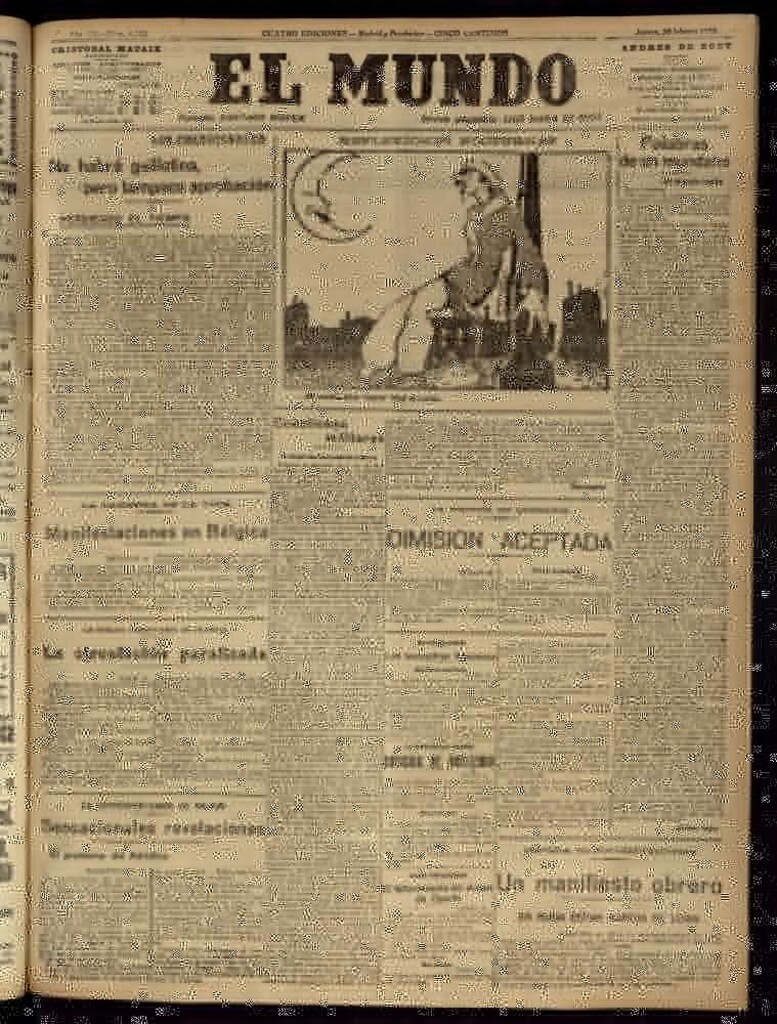Miniatura de El Mundo del 26 de febrero de 1920
