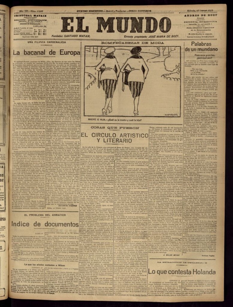 Miniatura de El Mundo del 28 de febrero de 1920