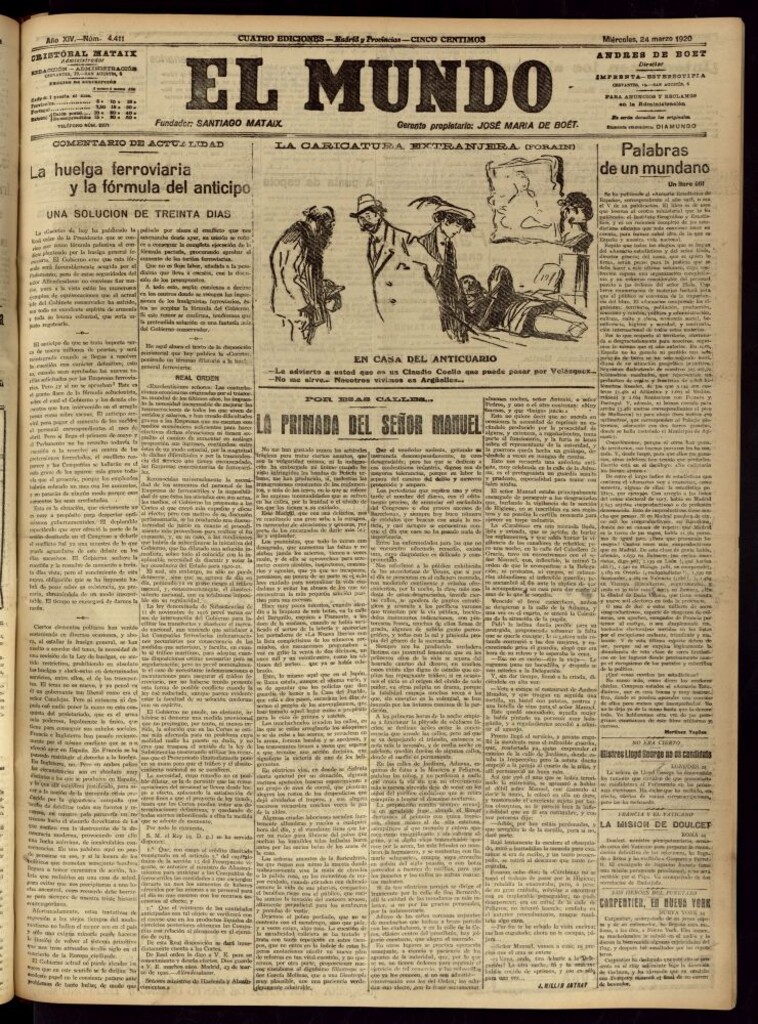 Miniatura de El Mundo del 24 de marzo de 1920