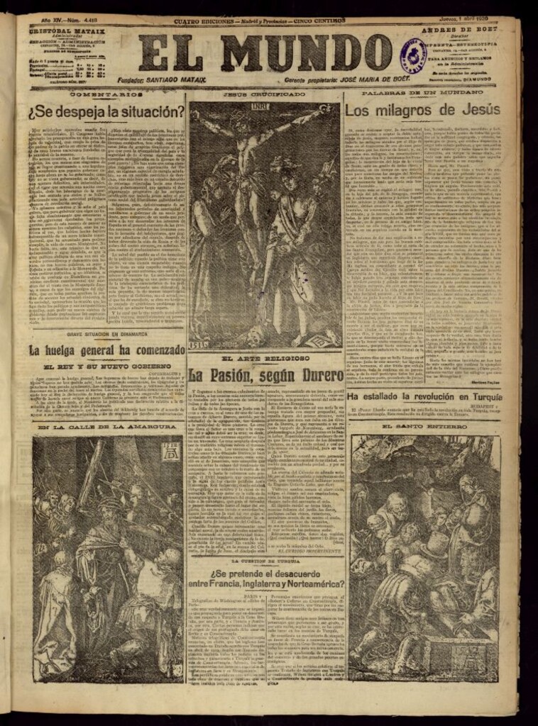Miniatura de El Mundo del 1 de abril de 1920