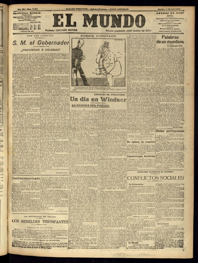 Miniatura de El Mundo del 11 de mayo de 1920