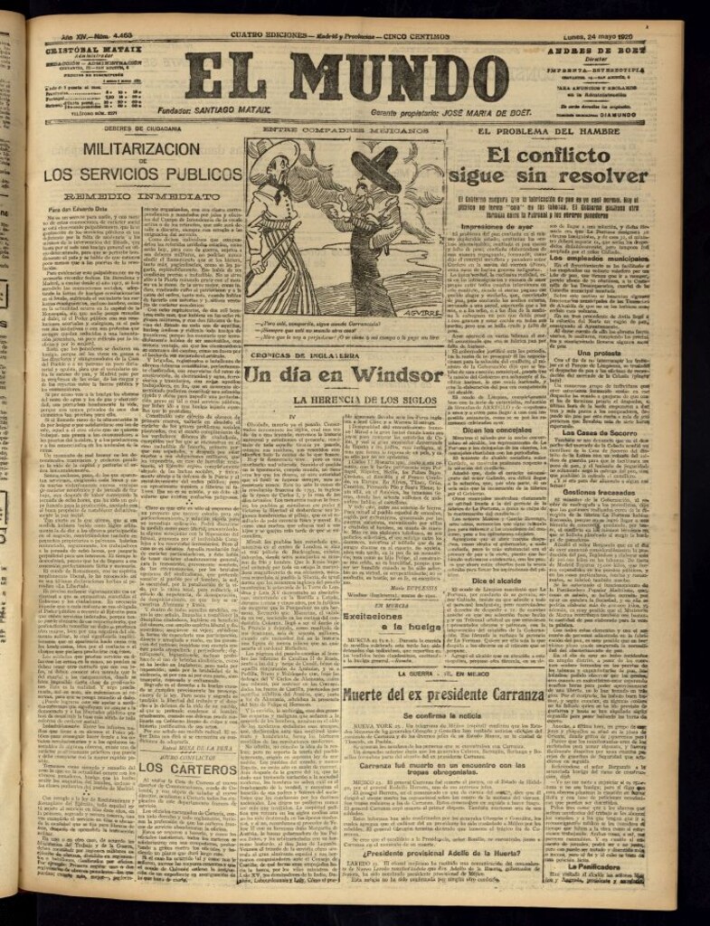 Miniatura de El Mundo del 24 de mayo de 1920