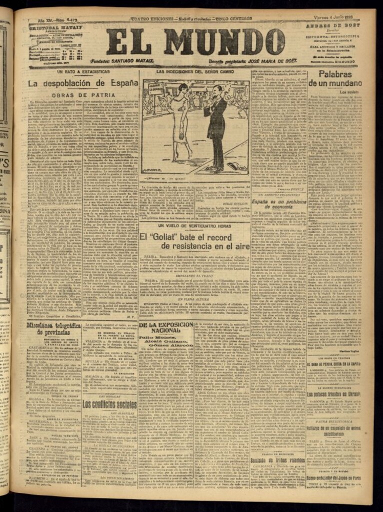 Miniatura de El Mundo del 4 de junio de 1920