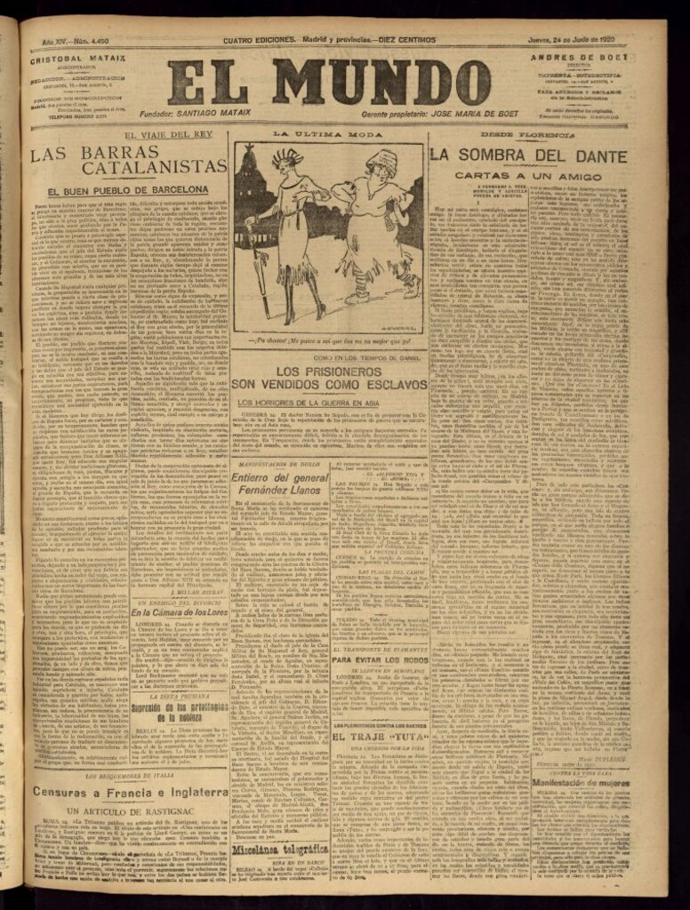 Miniatura de El Mundo del 24 de junio de 1920
