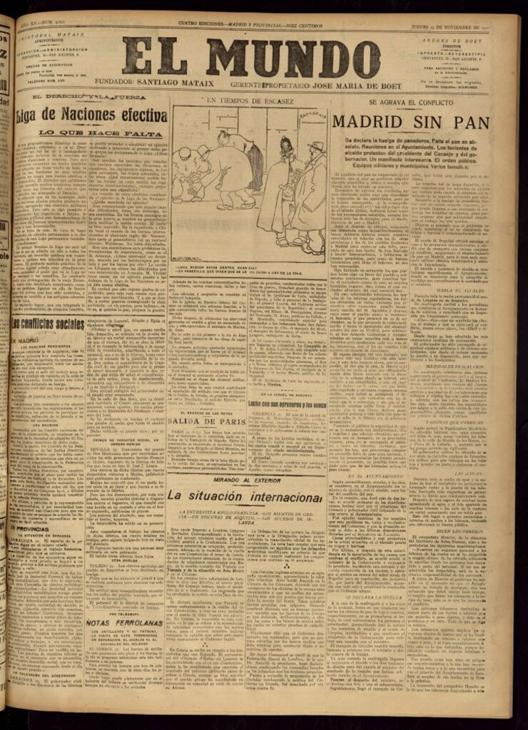 Miniatura de El Mundo del 25 de noviembre de 1920