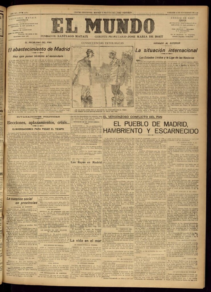 Miniatura de El Mundo del 26 de noviembre de 1920