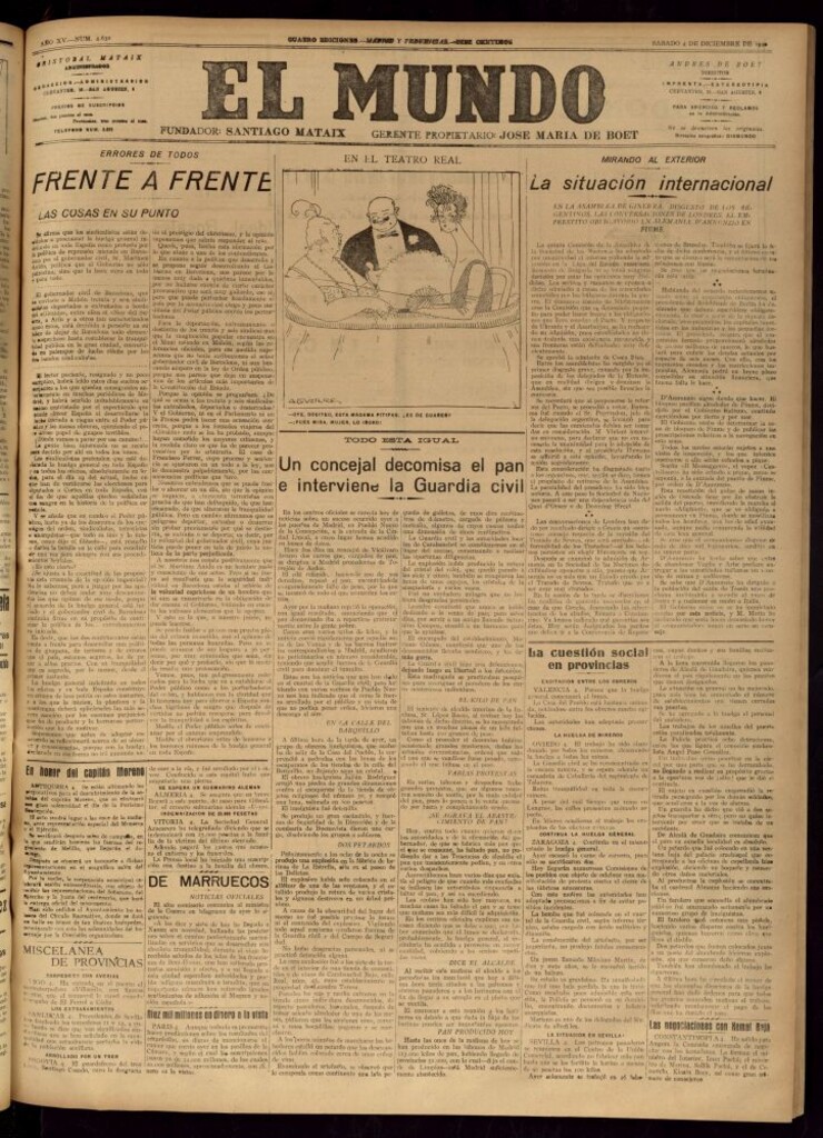 Miniatura de El Mundo del 4 de diciembre de 1920