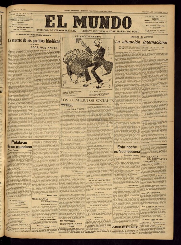 Miniatura de El Mundo del 24 de diciembre de 1920