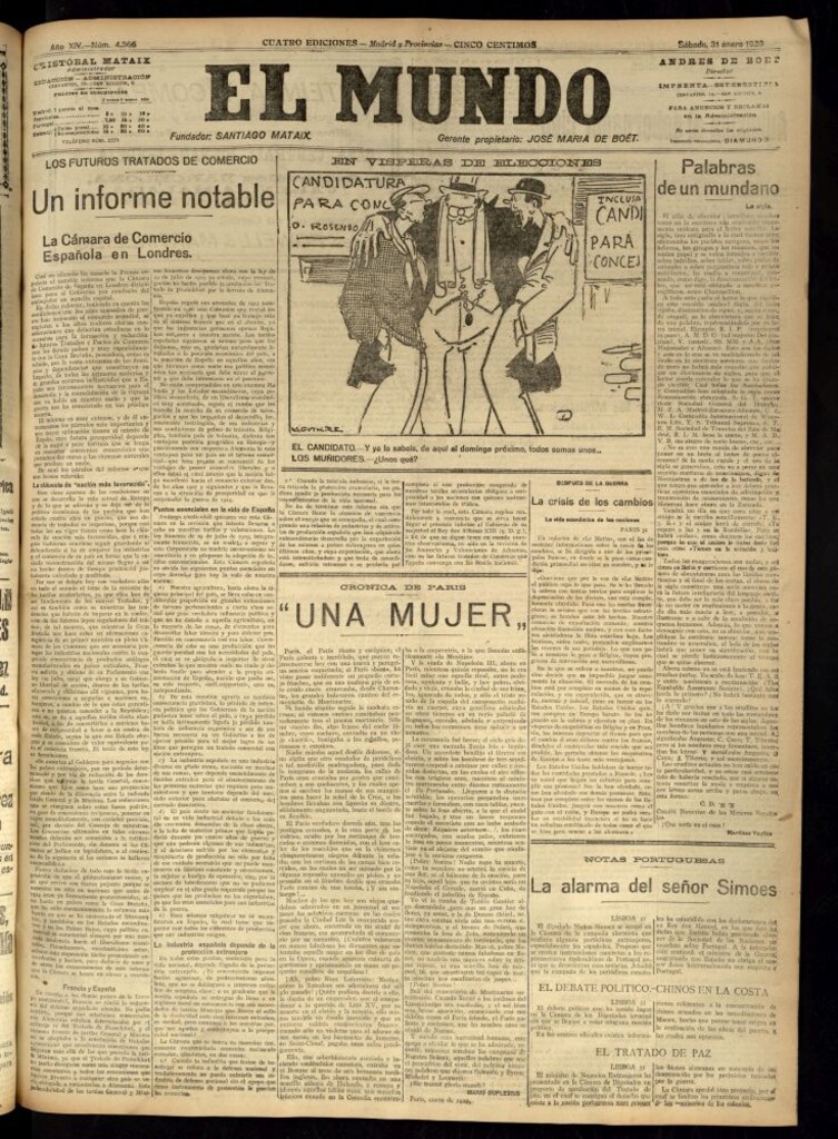 Miniatura de El Mundo del 31 de enero de 1920 (edición de provincias)