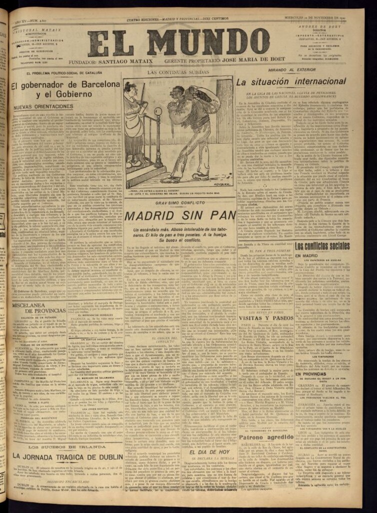 Miniatura de El Mundo del 24 de noviembre de 1920 (edición de provincias)