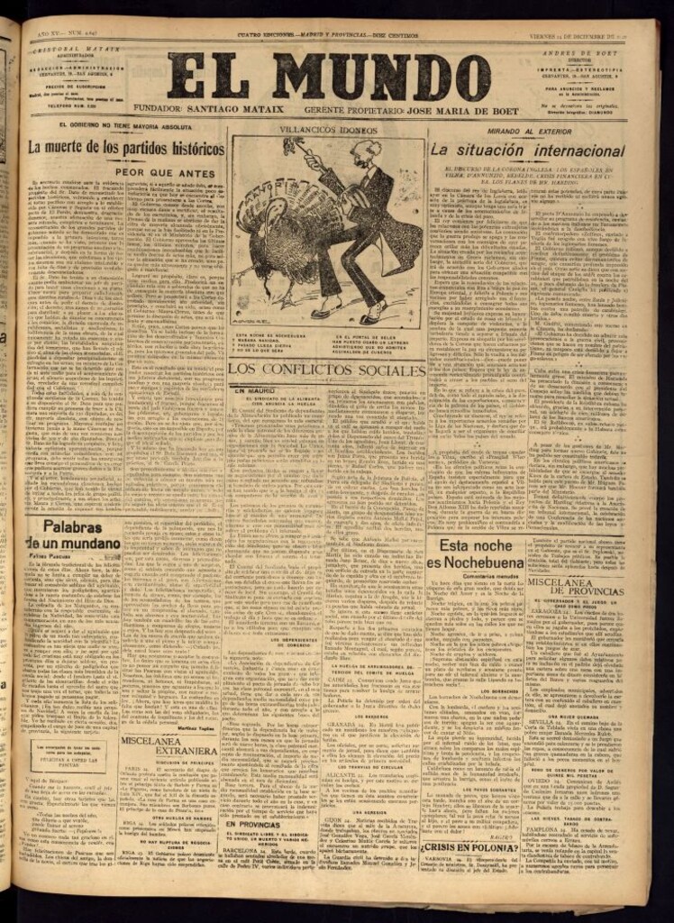 Miniatura de El Mundo del 24 de diciembre de 1920 (edición de provincias)