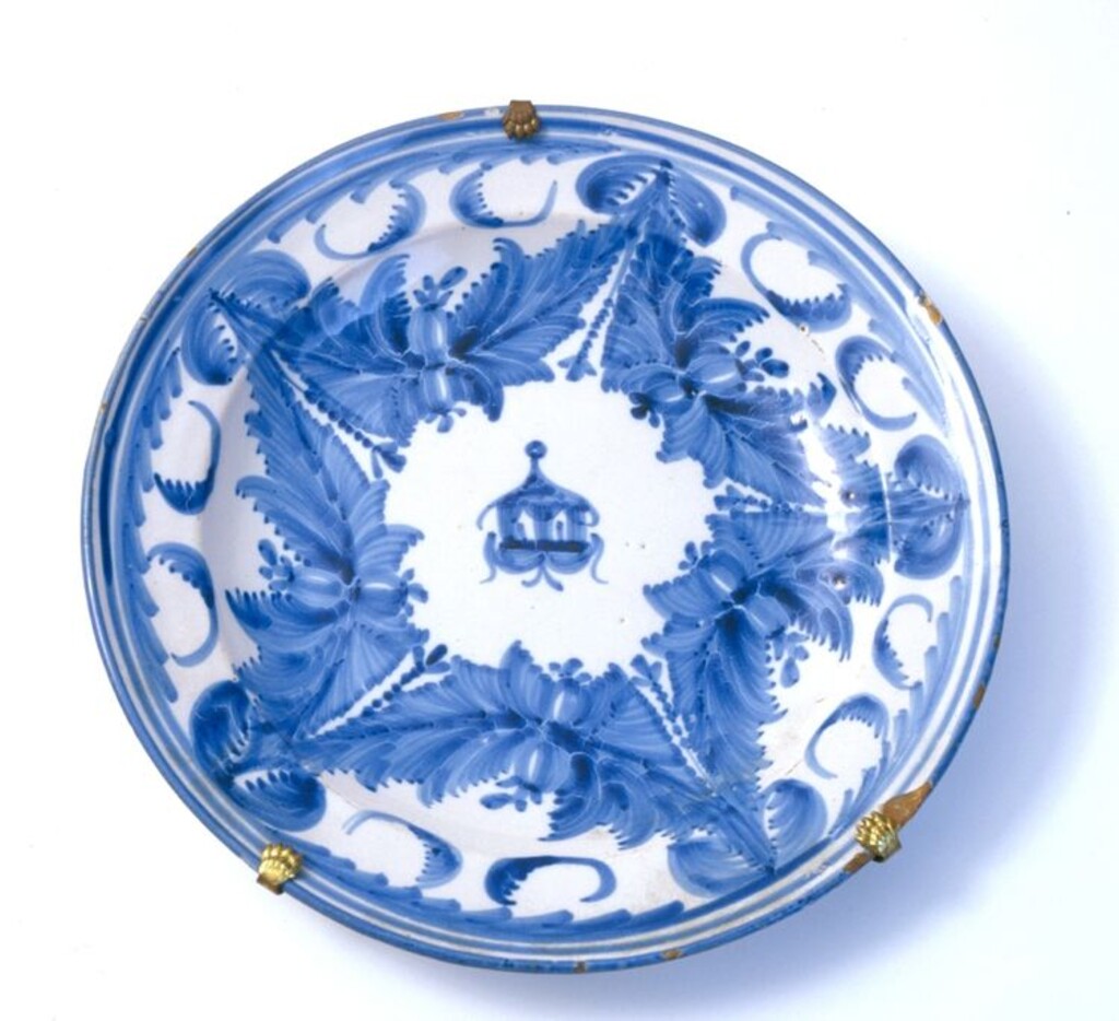 Miniatura de Plato de loza popular manisera