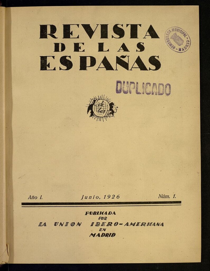 Miniatura de Revista de las Españas