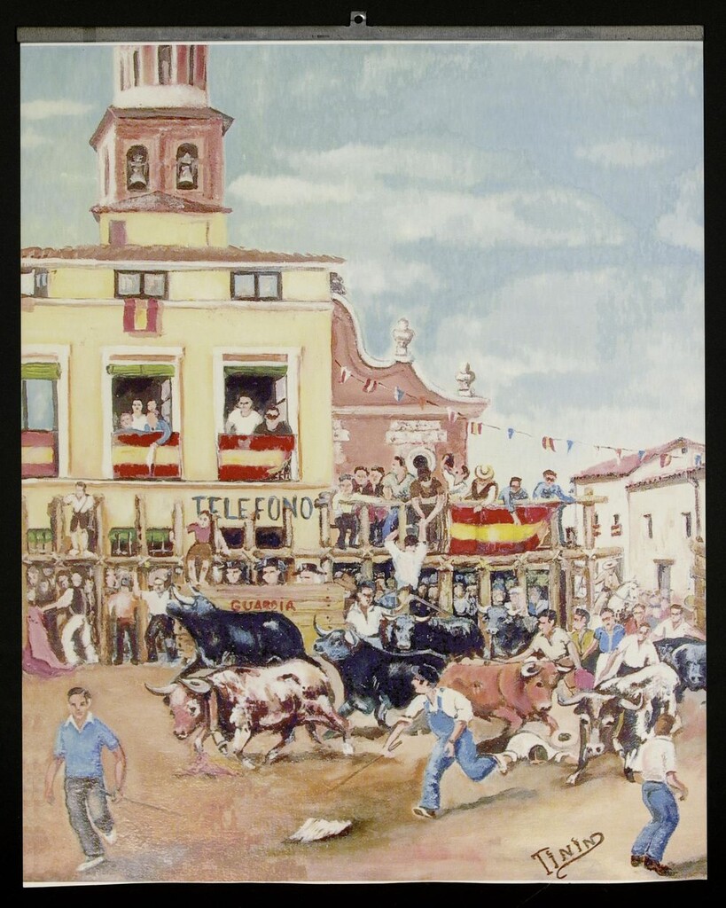 Miniatura de Portada de calendario Vallecas Villa en fiestas de toros