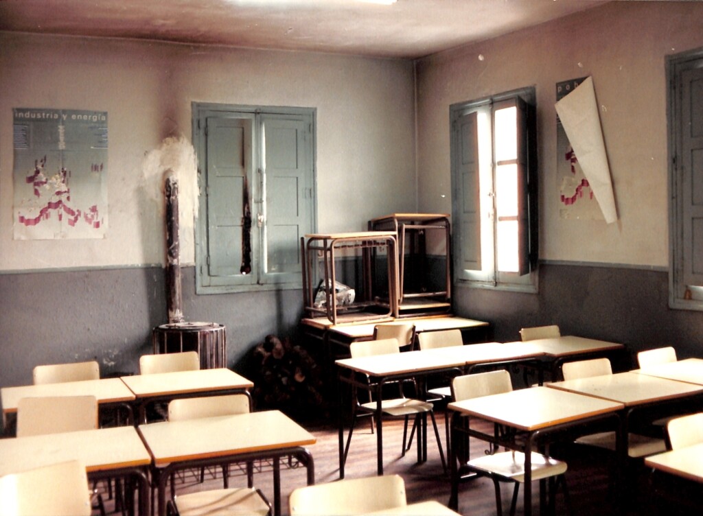 Miniatura de Interior de un aula de la antigua sede del CEPA Hortaleza